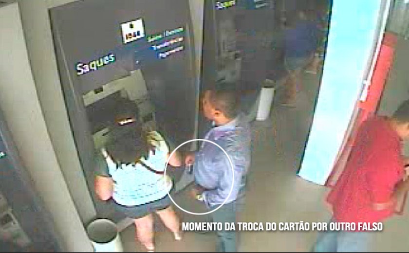 Polícia Civil divulga vídeo de estelionatário