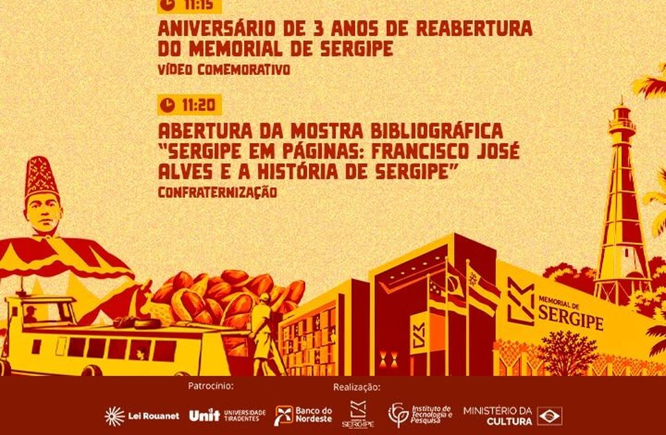 Programação especial em celebração à Sergipanidade / Foto: Divulgação