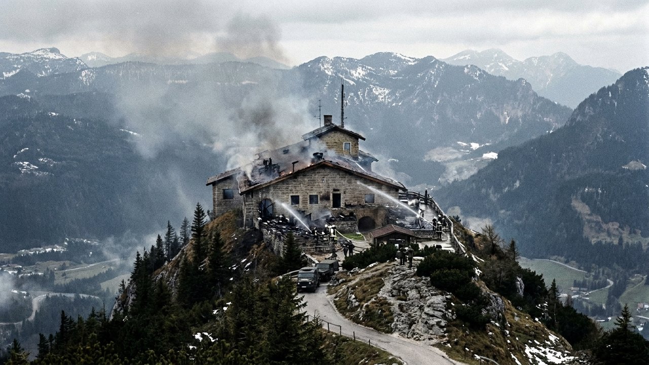 Casa de montanha de Hitler é reduzida a cinzas por incêndio na Alemanha