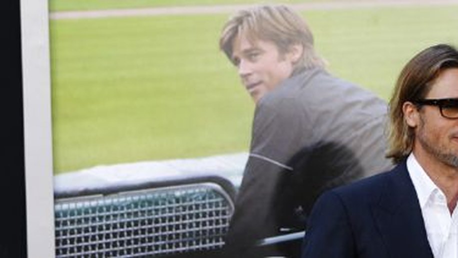 Brad Pitt divulga Moneyball na Califórnia