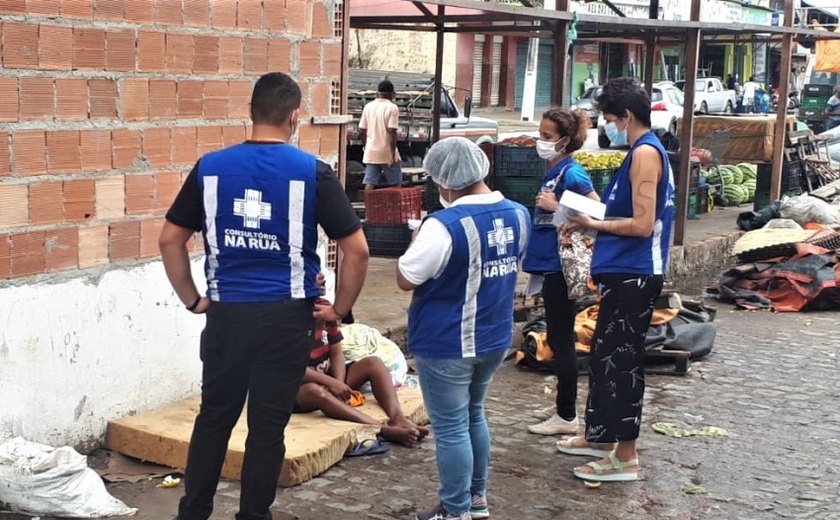 Saúde promove atualização vacinal para população em situação de rua