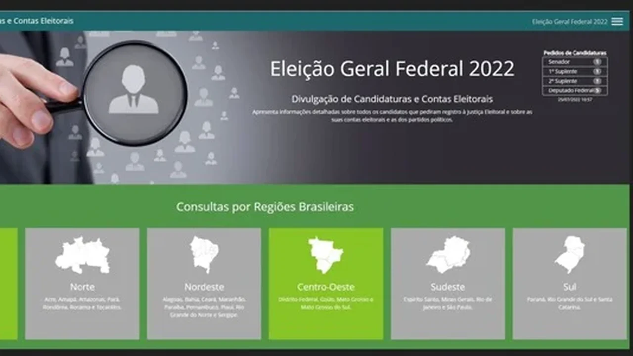 Registros de candidaturas podem ser acompanhados na plataforma DivulgaCandContas