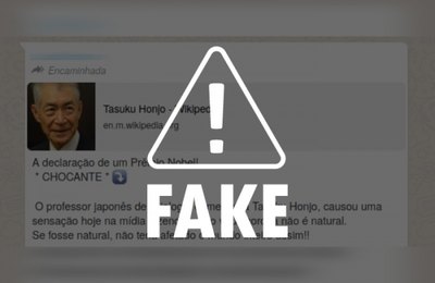 É falso que Nobel de Medicina disse que coronavírus foi criado em laboratório