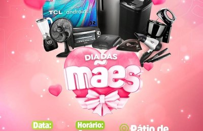 Prefeitura de Novo Lino promove show de prêmios para homenagear o dia das mães