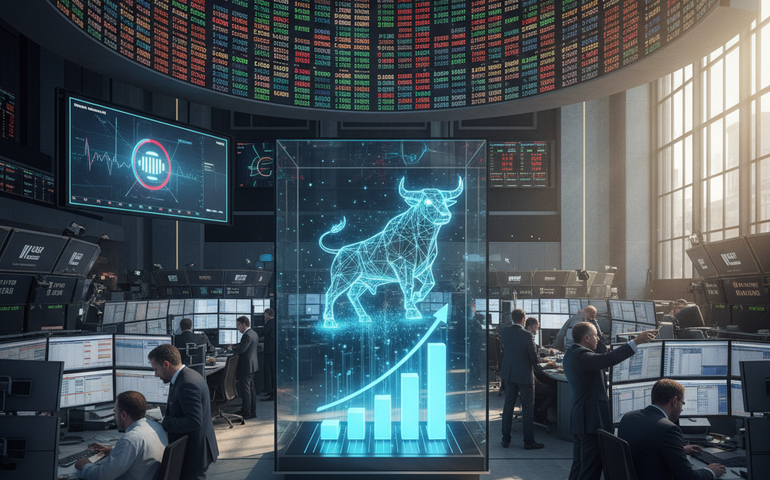 Bolsas europeias sobem com impulso de ações bancárias e menor temor sobre IA