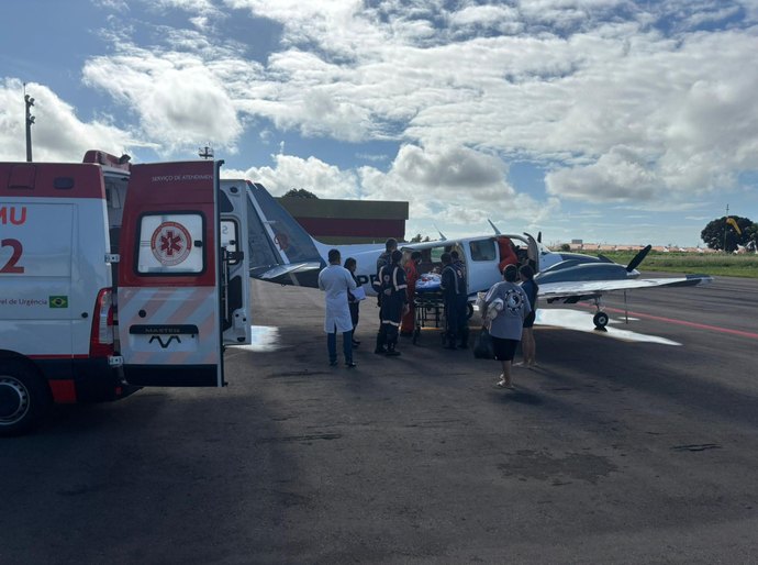 DEA realiza transferência aeromédica de paciente de Alagoas para São Paulo