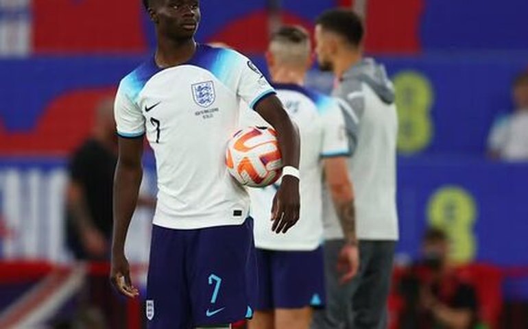 Saka é cortado na seleção da Inglaterra e não disputa amistoso com o Brasil; Kane é problema