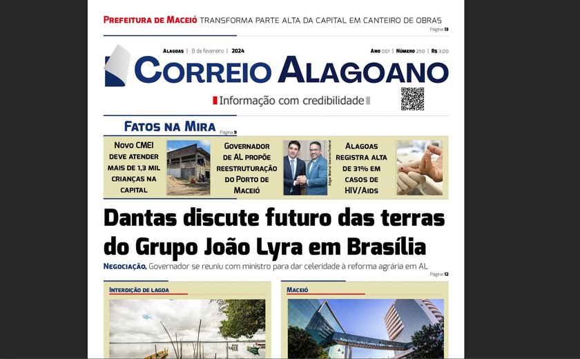 Dantas discute futuro das terras do Grupo João Lyra em Brasília