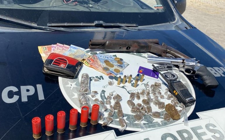 Em menos de 24 horas, Polícia Militar apreende cinco armas de fogo em União dos Palmares