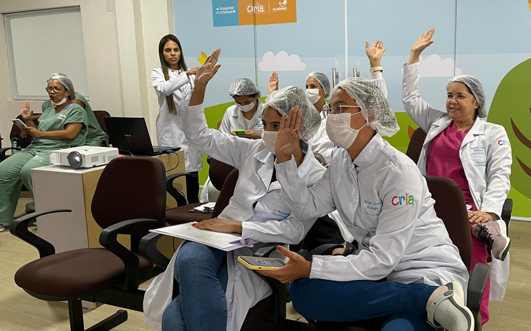 Capacitação em manejo de crise convulsiva garante atendimento de excelência no Hospital da Criança de Alagoas