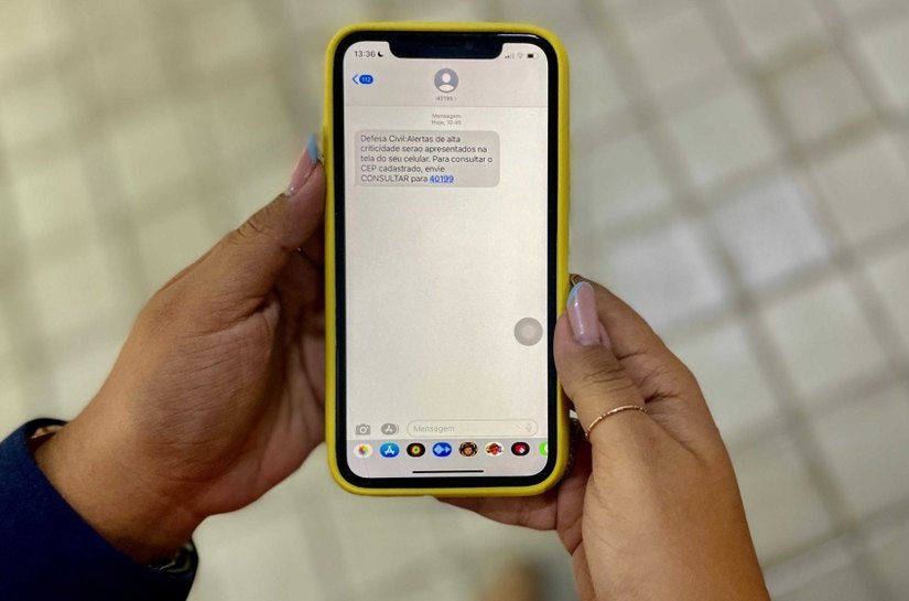 Defesa Civil de Maceió reforça importância do cadastro em sistema de alertas por SMS
