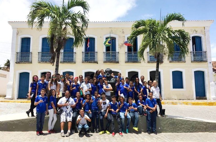 Alunos da escola Nossa Sra. Aparecida de Maceió, visitaram Marechal
