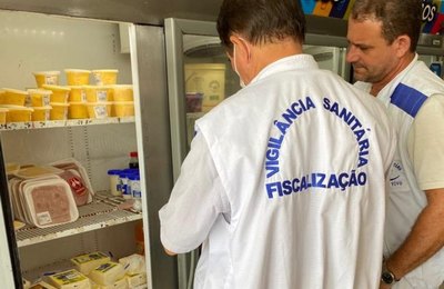 Vigilância Sanitária apreende 550 kg de alimentos no fim de semana