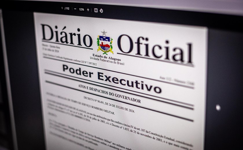 Governo de Alagoas propõe aumento de 12% na receita no Projeto de Lei Orçamentária para 2026