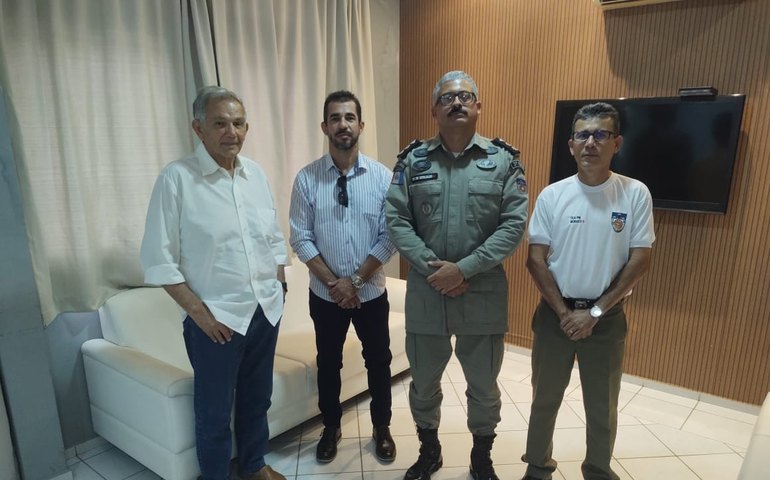 Sindilojas reforça pedido de atenção à segurança em encontro com comando do 3° BPM