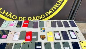 Mais de trinta celulares furtados de empresa são recuperados em Aracaju