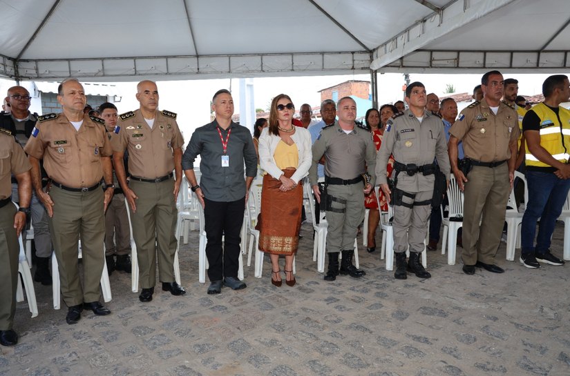 MPAL participa de reinauguração de base comunitária contemplada com equipamentos adquiridos pelo projeto “O preço do Crime”