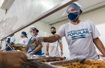 Restaurantes Populares fecham no feriado e voltam a funcionar na segunda (24)