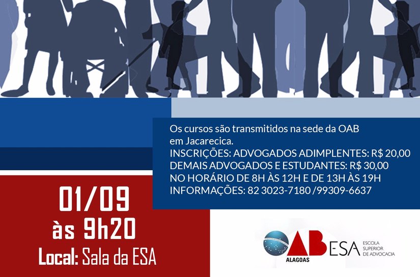 Estatuto da Pessoa com Deficiência é tema de curso na ESA em setembro