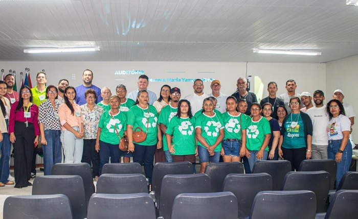 Foi realizada a apresentação oficial do projeto de implantação da coleta seletiva