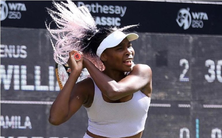 Venus Williams vence em Birmingham; Medvedev e Tsitsipas passam pela 1ª rodada em Halle