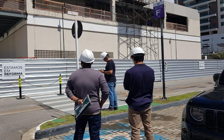 CAU/AL fiscaliza regularidade de obras em shoppings de Alagoas