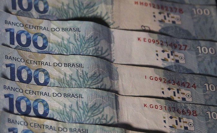 Notas de 100 reais