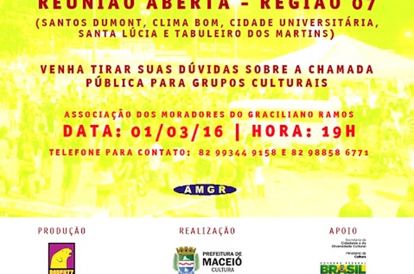 Projeto Ocupe a Praça realiza Reuniões Abertas em Regiões Administrativas de Maceió