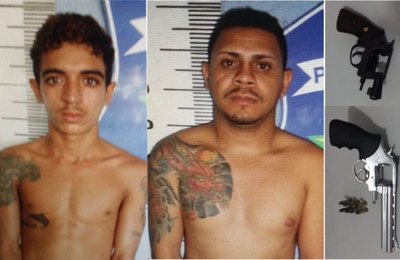 Polícia Civil autua dois homens presos com armas no Vergel