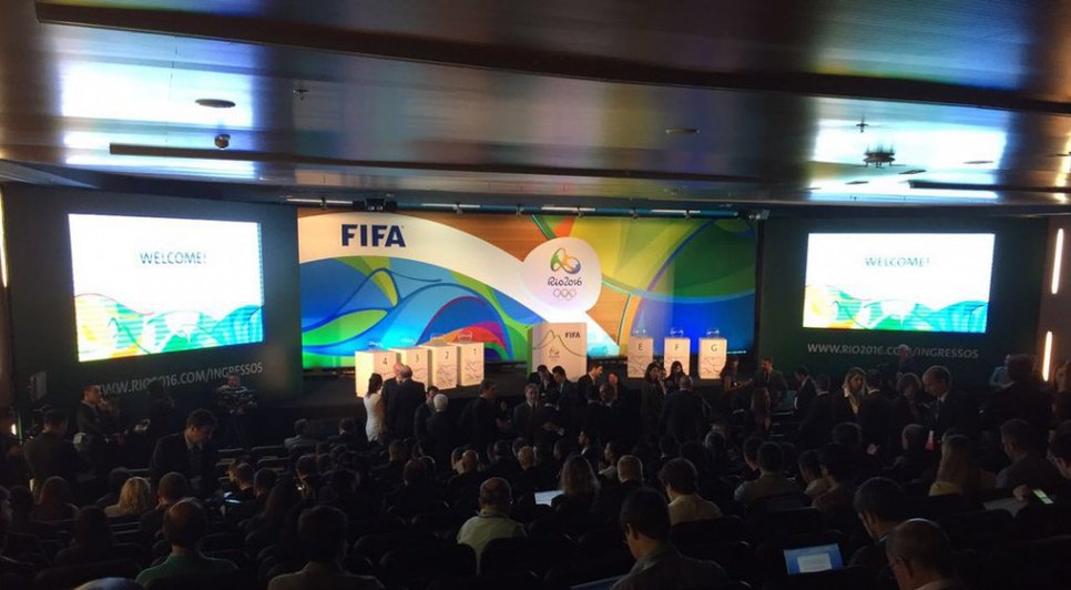 Sorteio de grupos do futebol para olimpiadas 2016 / Foto: CBF - Confederação Brasileira de Futebol