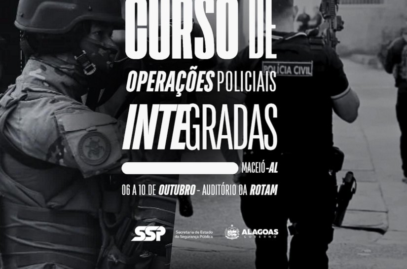 Segurança Pública promove cursos de operações policiais integradas e gestão de crises