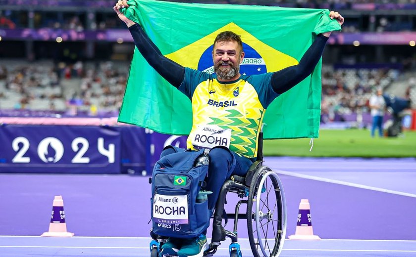 Brasil ganha 9 medalhas, mas cai para o sexto lugar na classificação da Paralimpíada