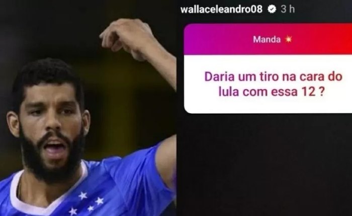 O jogador de vôlei Wallace de Souza