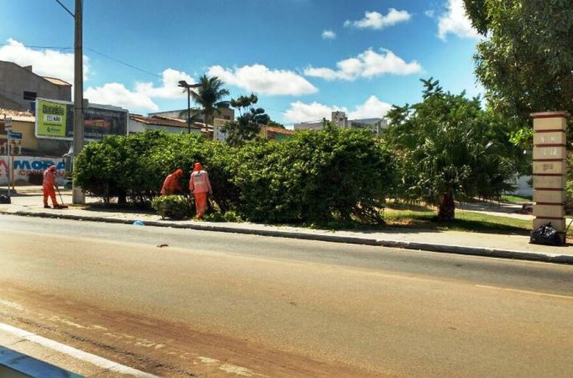 Após retirada de animais, prefeitura realiza serviços de poda e limpeza em parques de Arapiraca