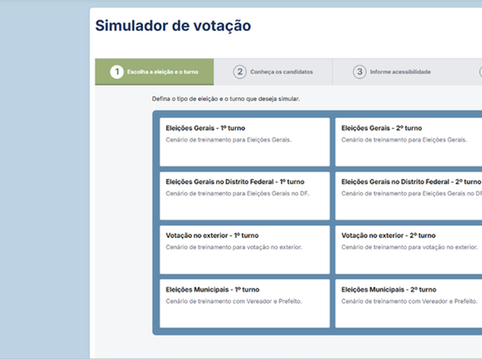 Simulador de votação ajuda eleitores a conhecerem a urna eletrônica