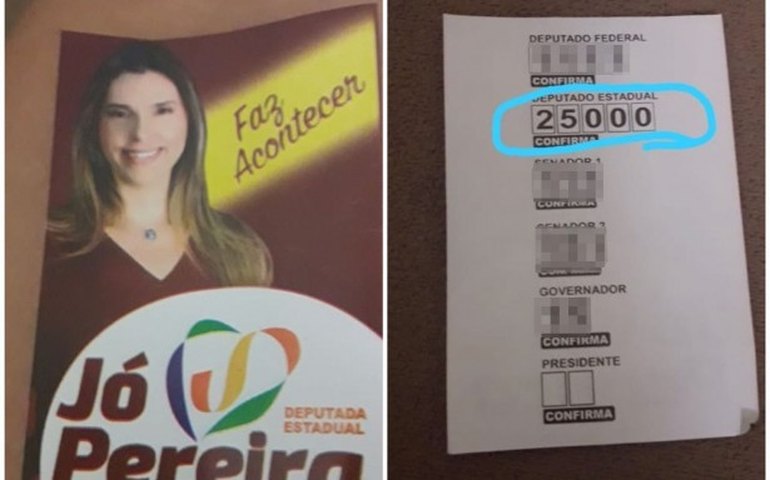 Deputada candidata à reeleição denuncia crime eleitoral