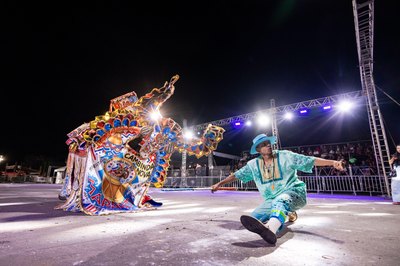 Cultura popular, tradição e emoção marcam a primeira noite do 33º Festival Municipal de Bumba Meu Boi em Maceió