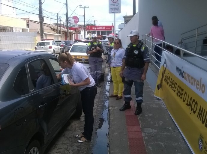 Maio Amarelo: Prefeitura de Maceió realiza ação no bairro Farol