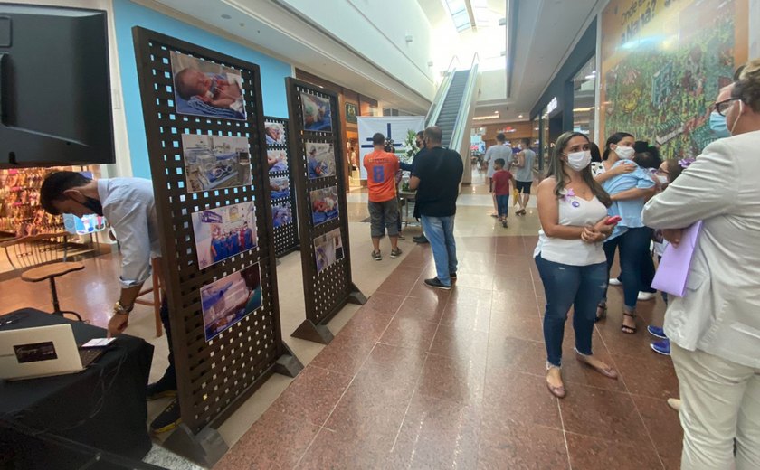 Hospital de Arapiraca comemora mês da prematuridade com exposição e ações de conscientização