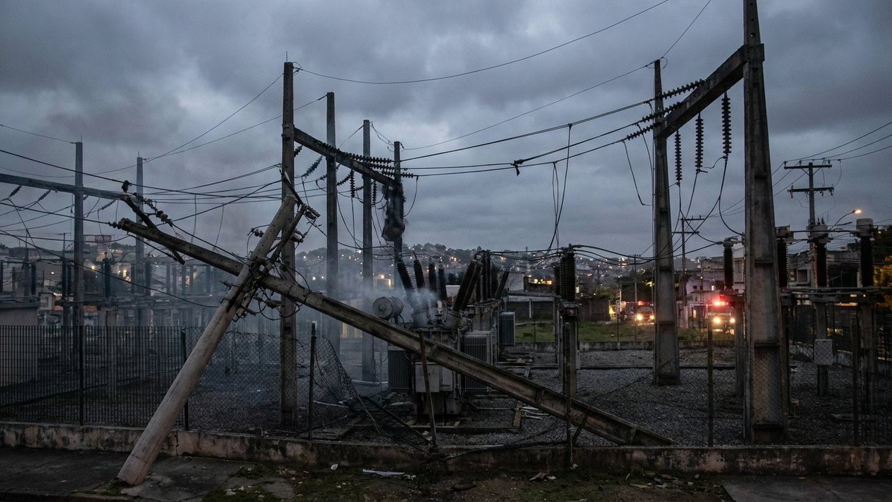 Falta de luz no Rio começou em curto circuito provocado por ventos em subestação de energia na Zona Norte