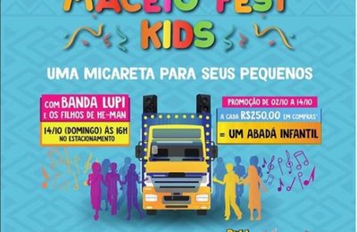 “Maceió Fest Kids” é atração do Parque Shopping no Mês das Crianças 