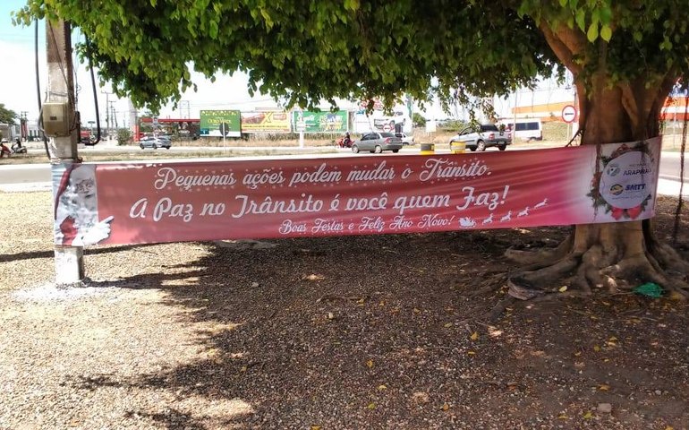 SMTT deseja boas festas com dicas de segurança no trânsito de Arapiraca