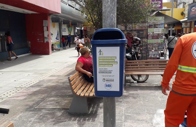 Centro receberá mutirão de limpeza e desinfecção neste domingo, 19