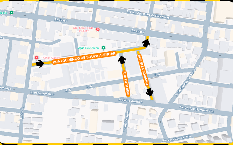 Novas alterações de sentido entram em vigor no bairro Poço no dia 11 de outubro