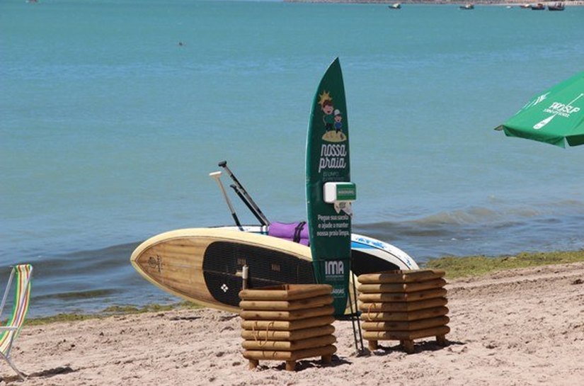 Projeto Nossa Praia é iniciado com coleta de lixo na Orla de Maceió