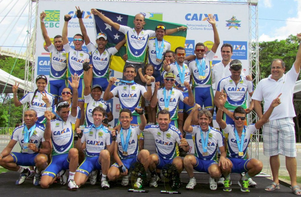 Seleção Sergipana de Ciclismo - Vicecampeã - Copa NE de Ciclismo 2014.JPG