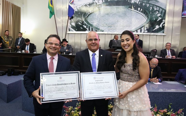 Presidente do Tribunal de Justiça é homenageado pelo Parlamento alagoano