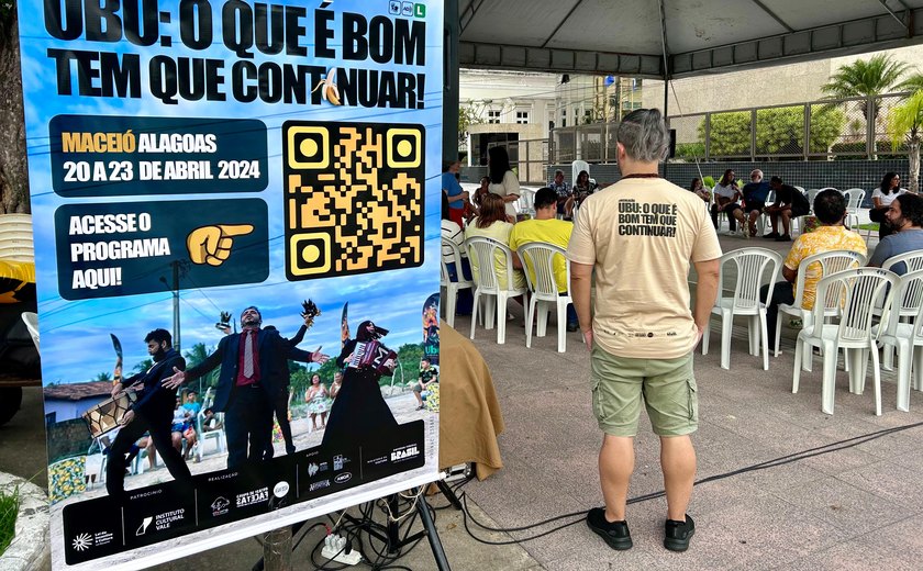 Cultura Itinerante: “Ubu” encanta com sátira e oficinas em União dos Palmares