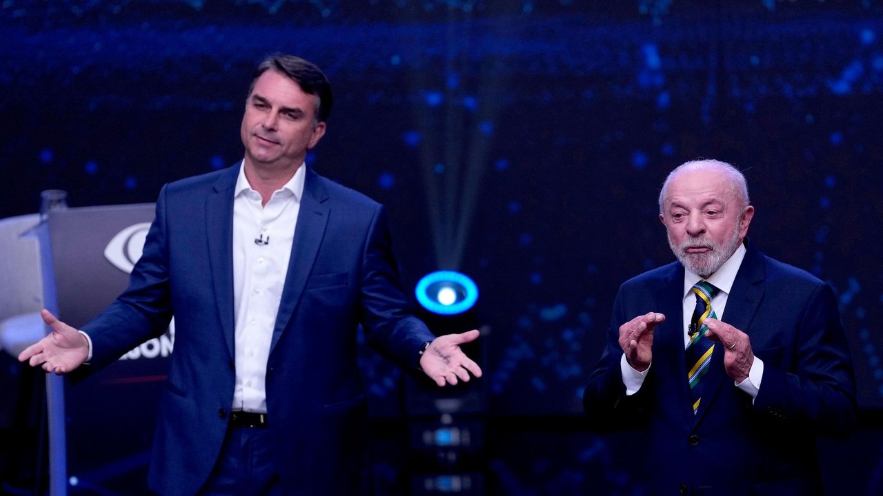 Datafolha mostra Flávio Bolsonaro e Lula empatados em votos válidos