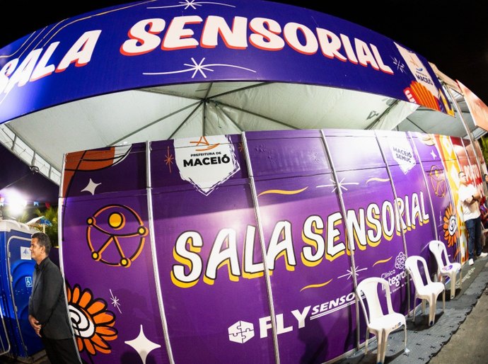 Sala Sensorial recebe público neurodivergente no São João Massayó